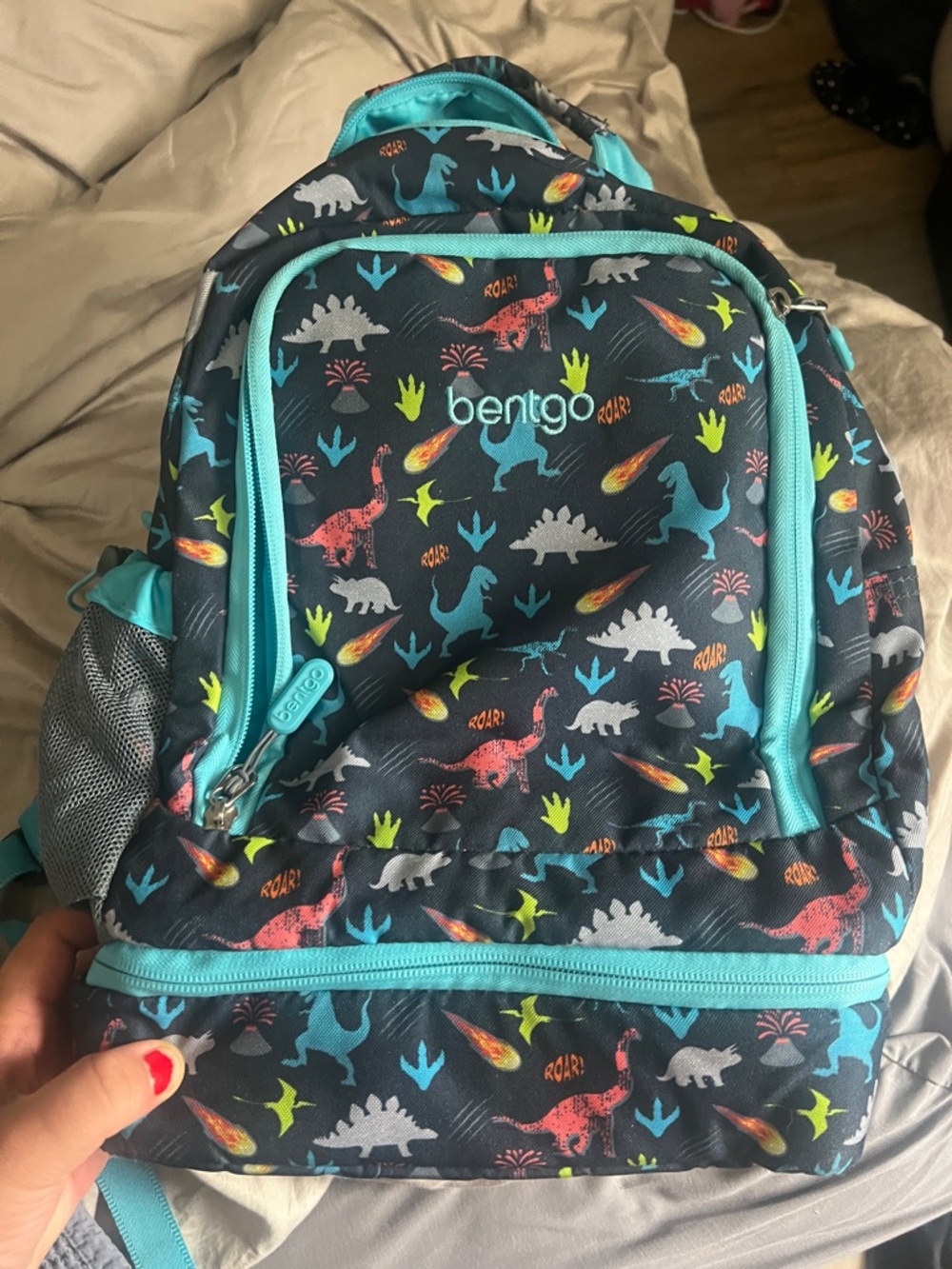 Bentgo 2 in 1 lunchbox backpack dinosaur print
